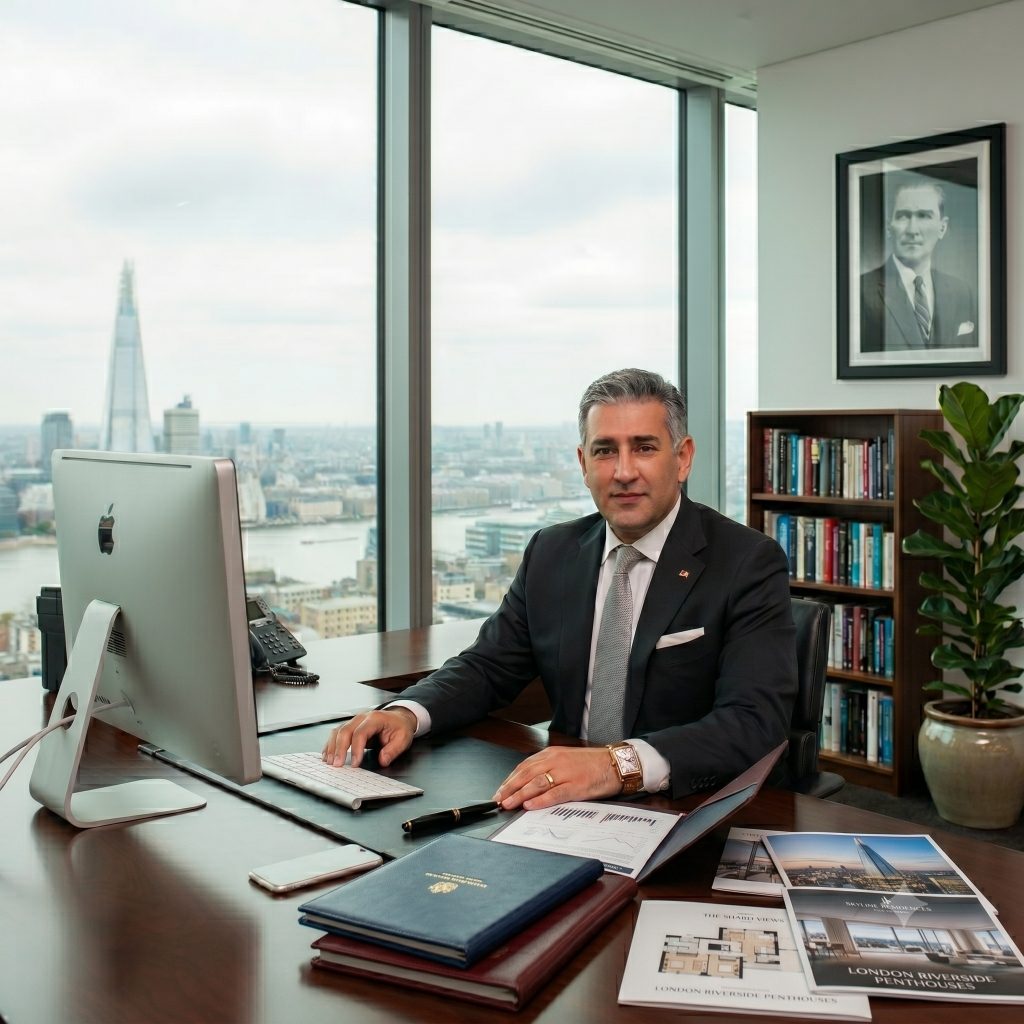 M. Serhat Saatçı — Founder at the London desk, Knightsbridge